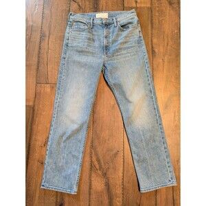 Mother High Waisted Rider Ankle Jeans Women's Sz 30 Light Wash Salt Of The Earth